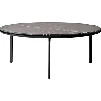 Konferenční stolek Konferenční stůl Vipp425 šedý mramor Ø90 v.35,4