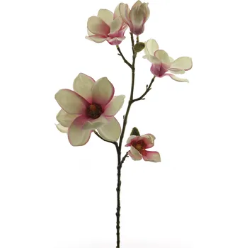 umělá květina Umělé květina, Magnolie Asxo (fuchsia) červená 65 cm (935716)