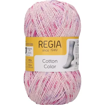 Příze Regia 4-Ply Cotton Color 04080 First Buds (Ponožková příze bavlněná Regia 4-Ply Cotton Color 04080 First Buds)