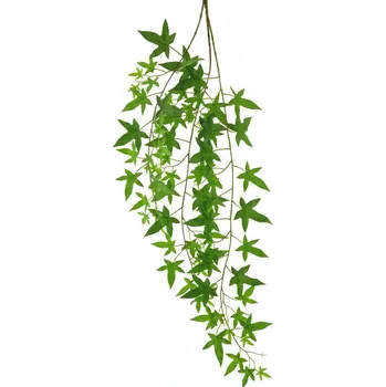 umělá květina umělá větev, Visící větev s listy zelená délka 112 cm