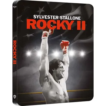 Blu-ray film Rocky II - 4K Ultra HD Blu-ray (bez CZ) + Blu-ray (s CZ) Steelbook 2BD