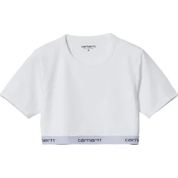 Dámské tričko TRIKO CARHARTT WIP Script Crop Top WMS - bílá - S + při osobním odběru 1 131 Kč