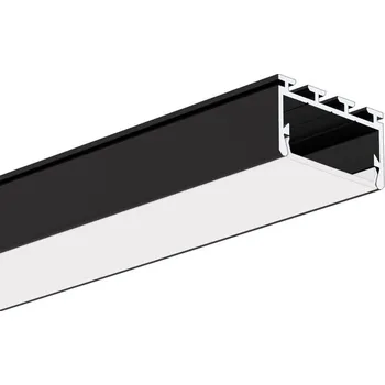 LED osvětlení Ledshopik LED profil KLUS GIZA-LL černý - LED profil GIZA-LL černý - 1m