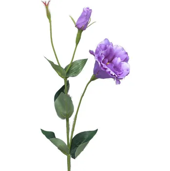 umělá květina Umělá květina, Jicnovka - Eustoma 'Cork' fialová (levandule) v60 cm (N123215)