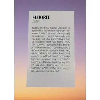 Kartička k FLUORITU