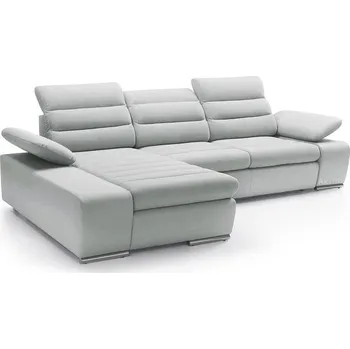 Sedací souprava Sedací souprava KORFU | FUNKČNÍ LÁTKA | levá | rozkládací + úložný prostor | modrošedá 70 | AKCE