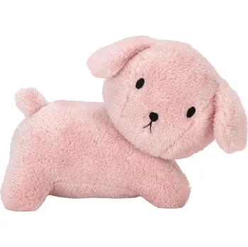 plyšák Little Dutch PLYŠ Pejsek Snuffie Fluffy Pink 25cm růžový pro miminko