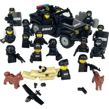 Vojenské figurky moderní války s doplňky | Styl Lego - No box-691