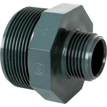 PVC tvarovka - Dvojnipl redukovaný 1“ x 3/4“ ext.