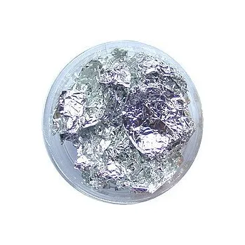 NehtyShop Barevná folie na nehty, stříbrná