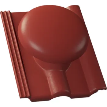 KM BETA Taška střešní betonová odvětrávací komplet elegant višňová