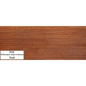 Olej na dřevo PNZ Ochranná olejová lazura Plus 5l Odstín: Teak