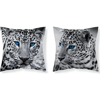 Dekorativní polštářek Povlak na polštář 3D Jaguár, 40x40 cm (Polštářek se lvem)