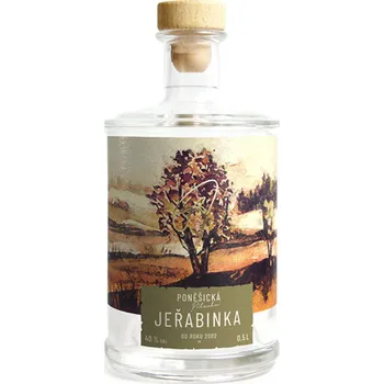 Pálenka Lihovar Poněšice Poněšická Jeřabinka 40% 0,5l