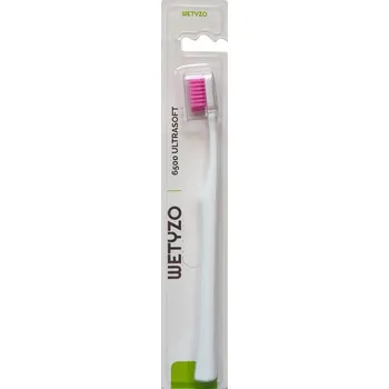 Kartáček na zuby WETYZO Ultrasoft - bílý