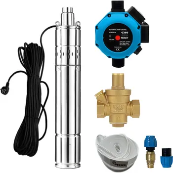 Domácí vodárna PRODO Automatická domácí vodárna s ponorným čerpadlem SCR-0,50 s PC-16+redukční ventil - Prodloužená záruka 3 roky