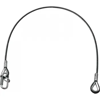 Lanko pro jízdní kolo Lanko jistící UNV-5S, 3 mm x 600 mm, černé, do 5 kg