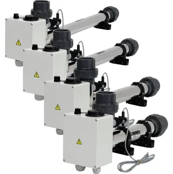 Ohřev bazénu Topení EOVk-18, 18 kW 400 V, nerez, s el. průtokovou klapkou