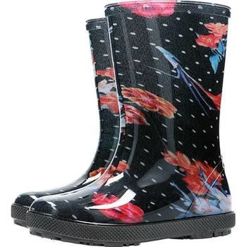 Dívčí obuv Dětské holinky Demar Hawai Květy Velikost: 24/25