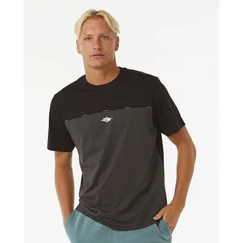 Pánské tričko Tričko Rip Curl VAPORCOOL MEDINA SEACELL TEE Black velikost M