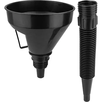Nálevka Trychtýř se šroubovacím prodloužením - černý