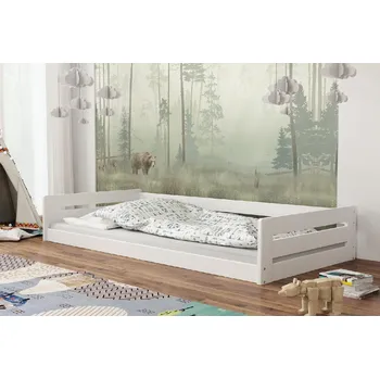 Postel Postel z masivu Betka bílá 160/80 cm + rošt ZDARMA