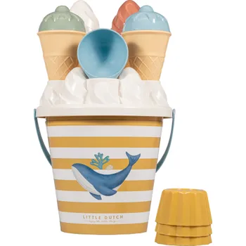 Sport Little Dutch Sada na písek kyblík se zmrzlinou Ocean Dreams Blue