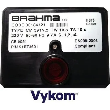 Příslušenství ke kotli Řídící a zapalovací automatika Brahma CM 391 N.2, Tw 10s, Ts 10s