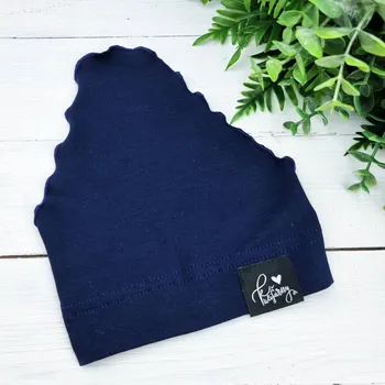 Šátek Kulišárny Dívčí šátek NAVY Obvod hlavičky: 46-48