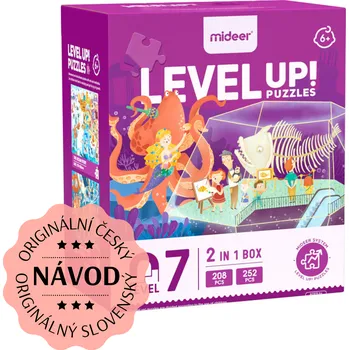 Puzzle Mideer LEVEL UP! 07 - Krásy moře puzzle 2v1 (208 a 252 dílků)