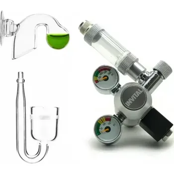 Akvaristika CO2 set Standard s nočním vypínáním bez láhve s příslušenstvím