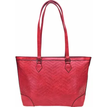 Prostorná vínová / bordó kabelka přes rameno Noella