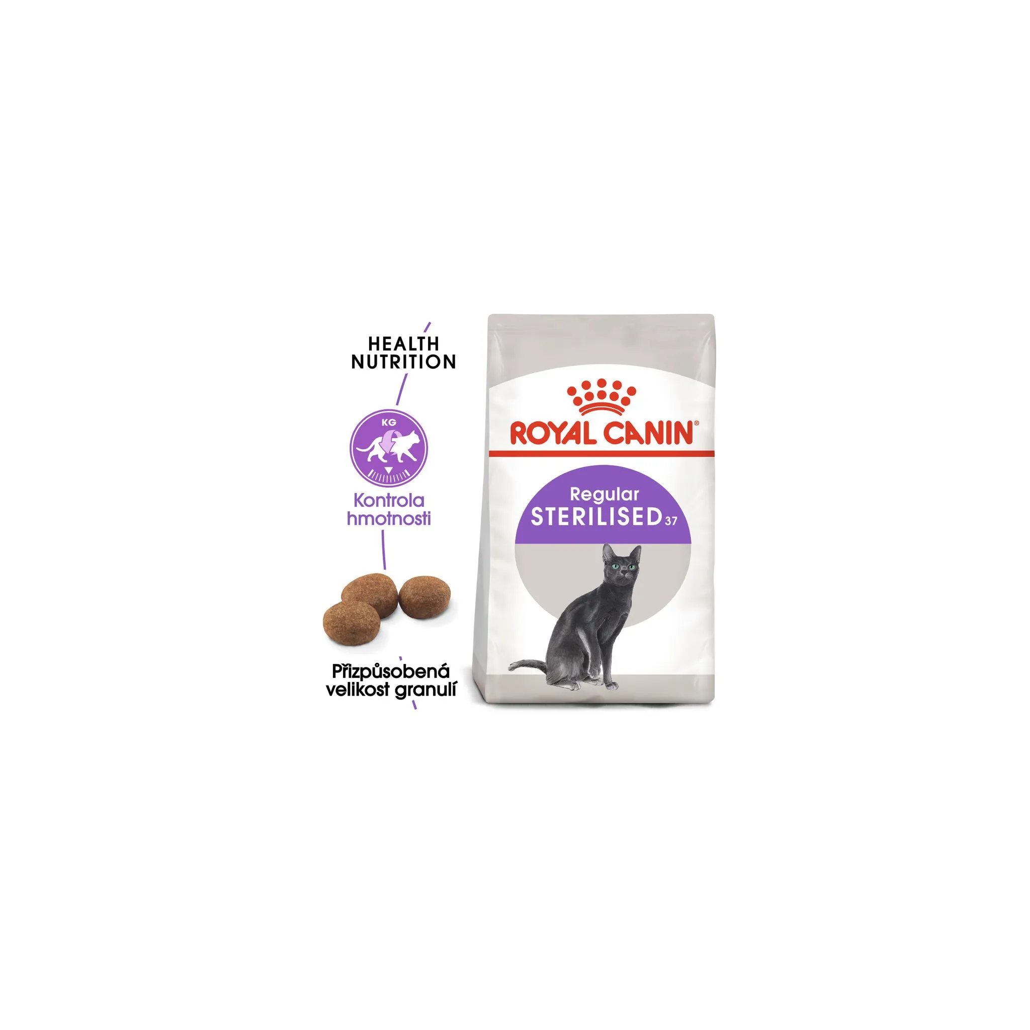 Fotografie 2 - Krmivo pro kočku Royal Canin Regular Sterilised 37 10 + 2 kg