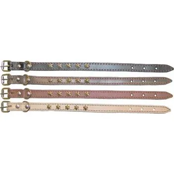 Obojek pro psa Chopo Obojky LEXY zdobené do 30cm Barva: Hnědá