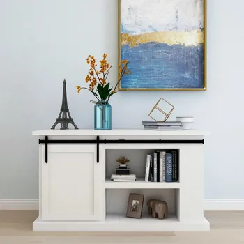 Tesařské kování vidaXL Kování pro posuvné dveře skříně uhlíková ocel 152 cm [148015] Barva: Černá