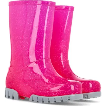 Dívčí holínky Dětské barevné holínky Demar TWISTER 0404/0405 G růžové Velikost: 26/27