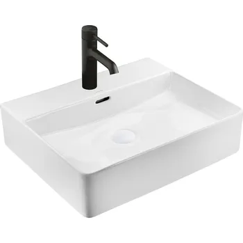 Umyvadlo Ksuro 100 umyvadlo 50.5x43 cm obdélníkový na pult bílá 21001000