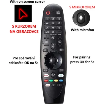 LG MR20GA náhradní dálkový ovladač