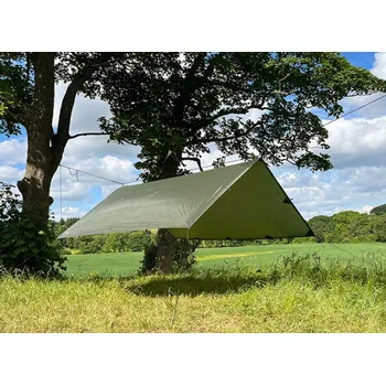 Bivak DD Hammocks - Bivakovací plachta 3x3m - Lesní zelená