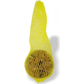 Pro ptáka FINE PET Lojová koule venkovní ptáky žlutá síť 90g