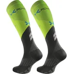 Pánské podkolenky Royal Bay Energy Design kompresní limetková-šedá /6077/