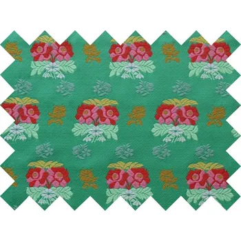 HEDVA ČESKÝ BROKÁT Vzorek brokátu Ondrotton SELSKÝ zelená | 16