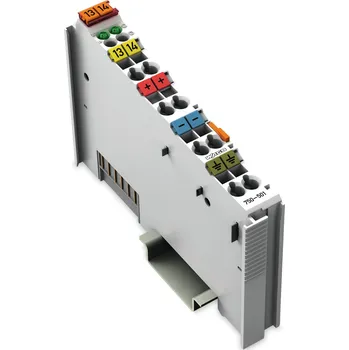 WAGO Výstup 750-501 2kanálový binární DC 24 V 0,5 A, šedá 750-501