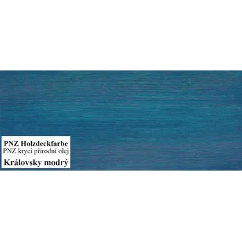 barva a nátěr na dřevo PNZ Krycí přírodní olej 2,5l Odstín: Royalblau - královská modř