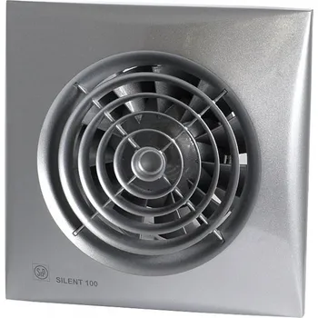 Domácí ventilátor Soler&Palau (Španělsko) Soler&Palau SILENT Barva: Stříbrná, Průměr [mm]: Ø 120, Funkce: Čidlo vlhkosti Ø 100 / Ø 120 / Ø 150