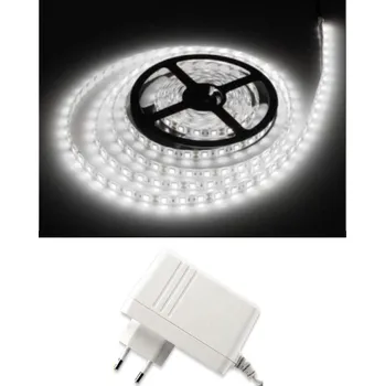 LED páska EMERX led svítidlo sada 2 m LED pásku studená bílá bez vypínače 1100 lm/1m bez silikonu