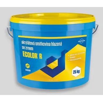 Omítka ECOLOR R/FO200 akrylátová omítka hlazená, bílá Velikost: Zrno 1,5mm