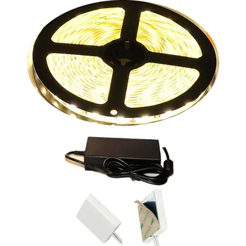 LED páska Sada led pásku 5 m teplá bílá 800 lm/m s dotykovým spínačem