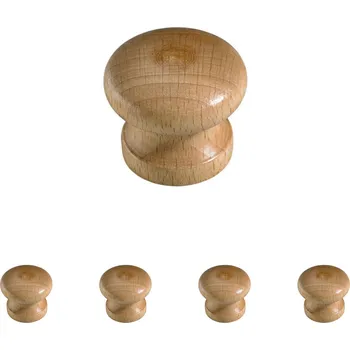 Nábytek Walteco Nábytkový knopek Humberto, průměr 35mm, buk lakovaný, FSC Množství: 5 ks