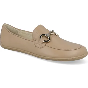 Dámské tenisky Barefoot dámské mokasíny Be Lenka Viva - Latte Brown hnědé Velikost: 38